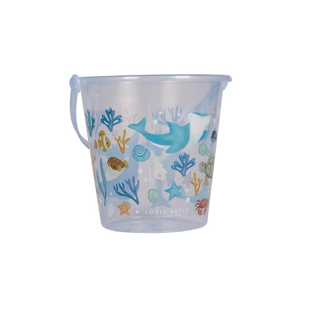 LITTLE DUTCH - Seau de plage BLEU Little Dutch