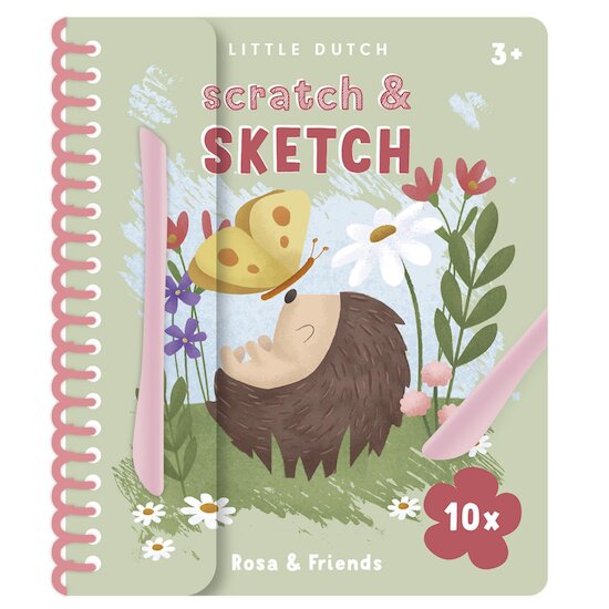 Little Dutch Livre à gratter - Rosa & Friends  