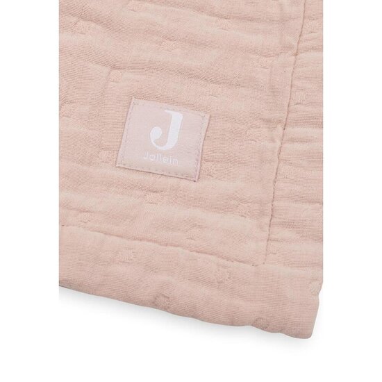 Jollein Couverture Berceau Jacquard GOTS Wild Rose 75x100 cm