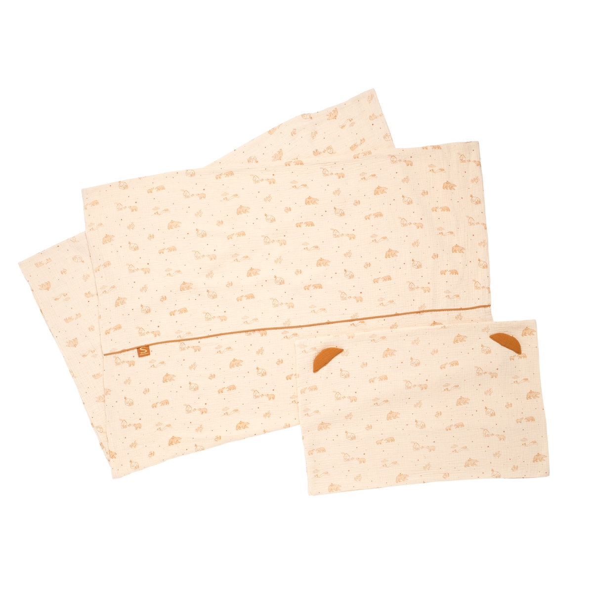 Sauthon - Housse de couette et taie Orsino BEIGE Sauthon