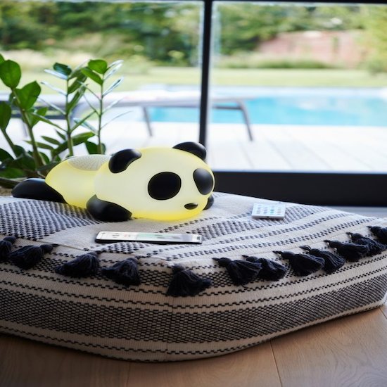 Lumin'US Veilleuse et Enceinte Panda couché Multicolore  Lumin'US Veilleuse et Enceinte Panda couché Multicolore