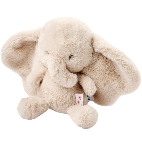 Nattou Peluche Éléphant Longs Poils Fanfan Sable 30 cm Nattou Peluche Éléphant Longs Poils Fanfan Sable 30 cm