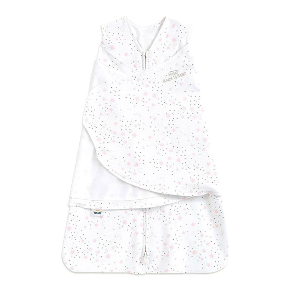 Lange d'emmaillotage 3 en 1 HALO® SleepSack® TOG 1,5 100% Coton ROSE Aden et Anais