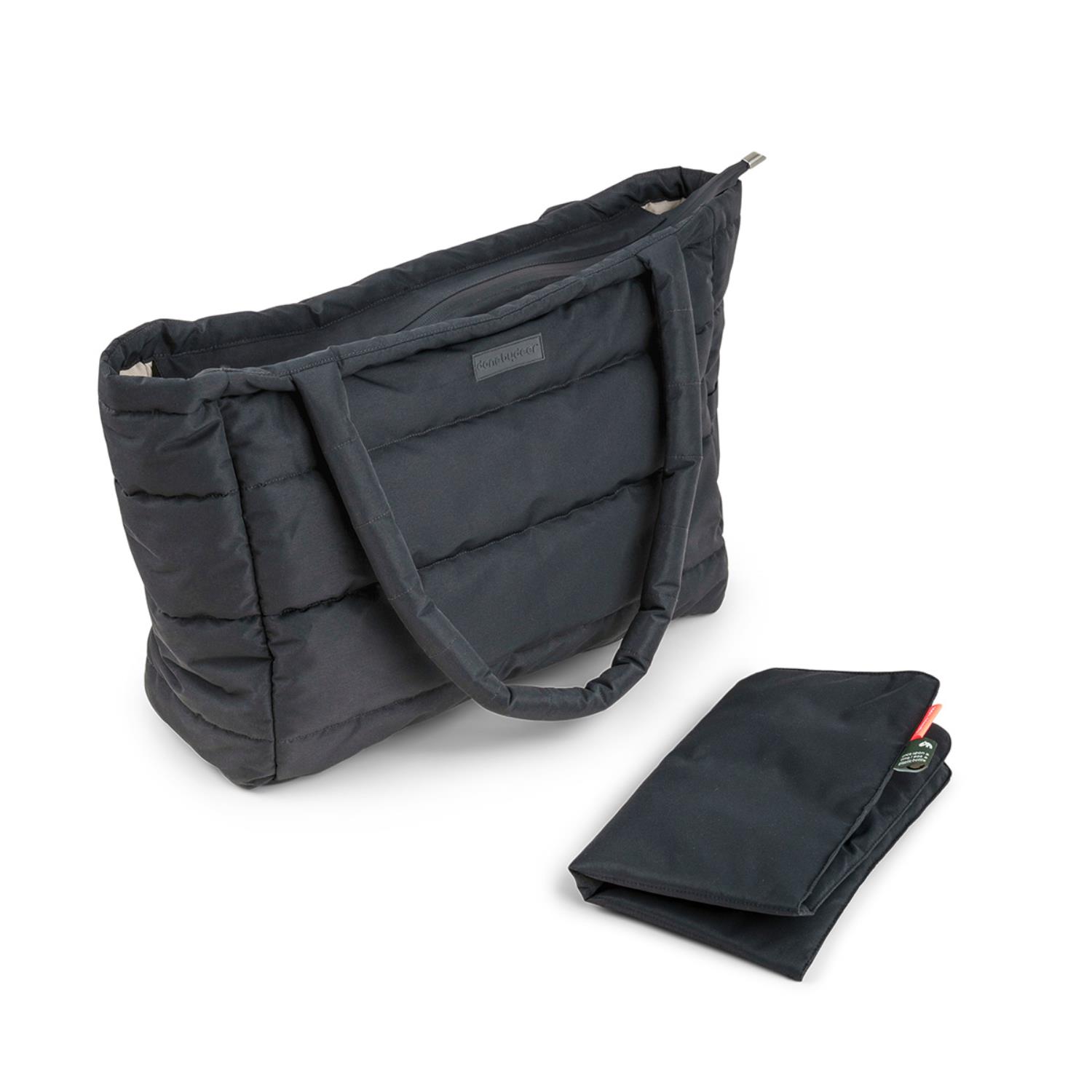 Sac à langer fourre-tout matelassé NOIR Done by Deer