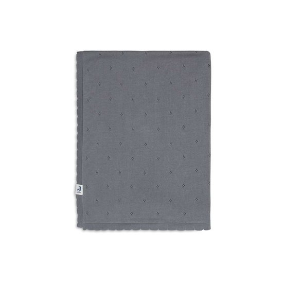 Jollein Couverture Berceau Pointelle Storm Grey 