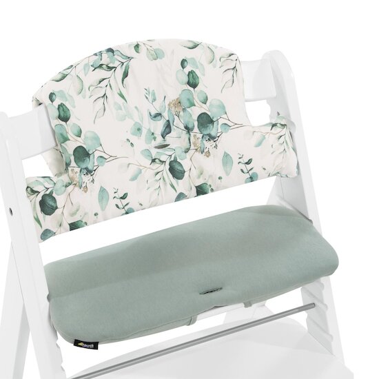 Hauck Coussin chaise haute Highchair Pad Select Jersey Leaves Mint 