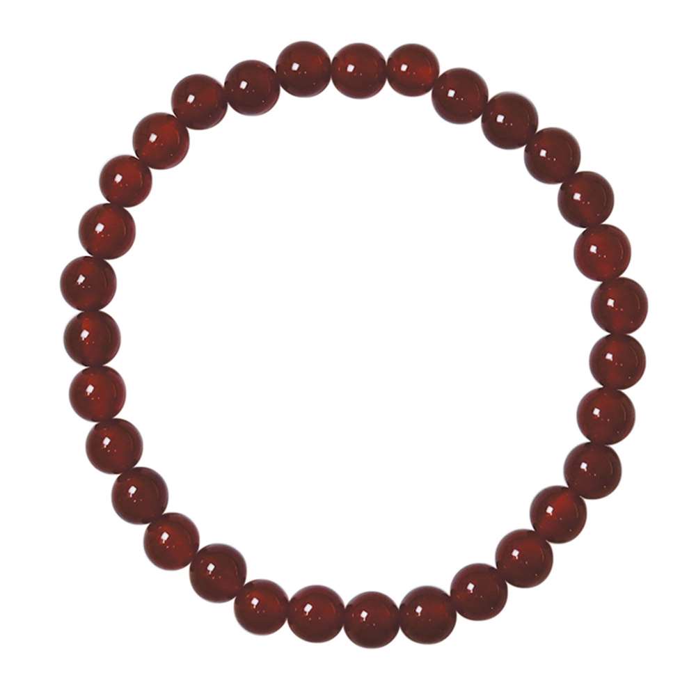 Bracelet pierre naturelle ROUGE Irréversible Bijoux