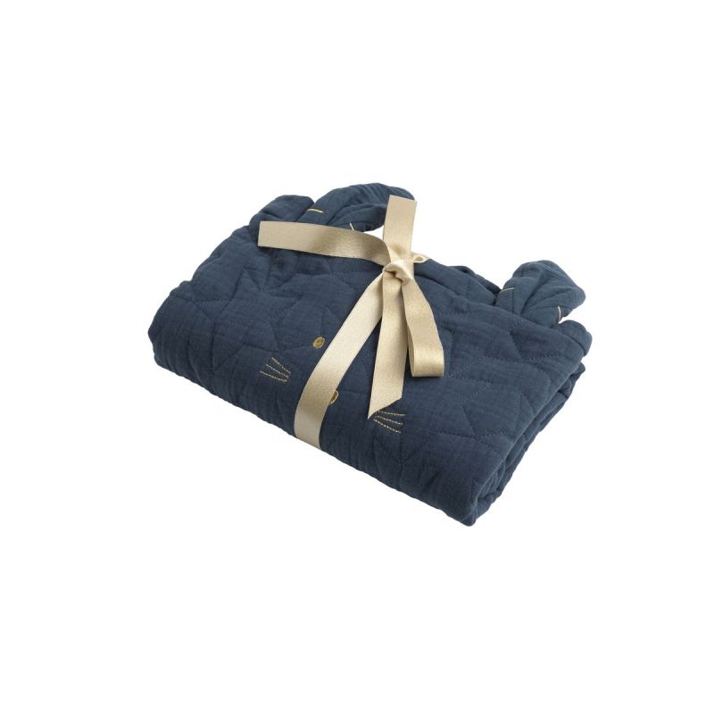 Housse de matelas à langer réctangulaire BLEU Sauthon Original