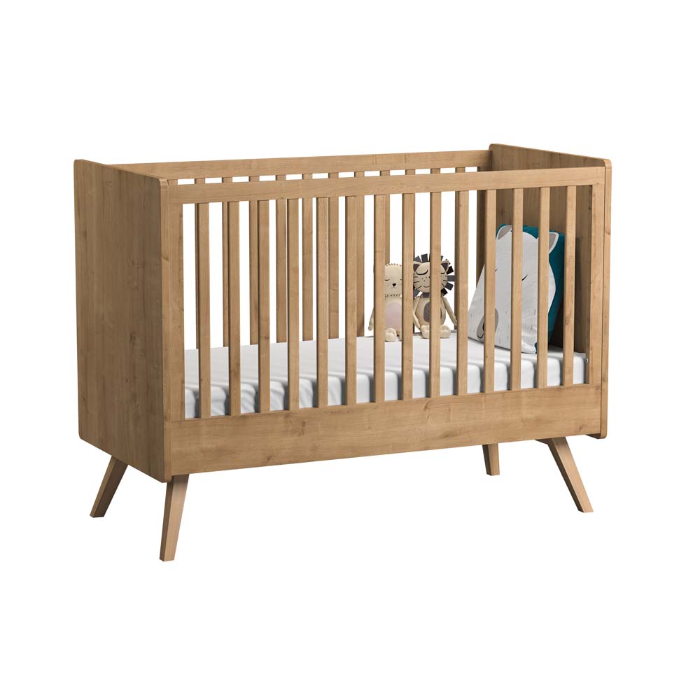 Vox - Lit bébé Vintage MARRON Vox