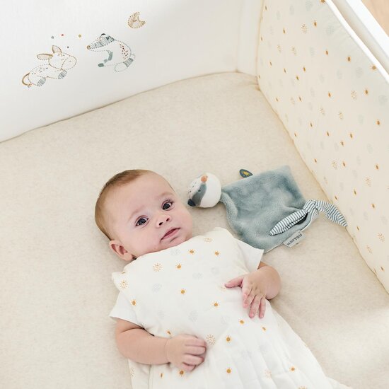 Nattou Mini doudou Felix le blaireau Felix et Leo Bleu  Nattou Mini doudou Felix le blaireau Felix et Leo Bleu