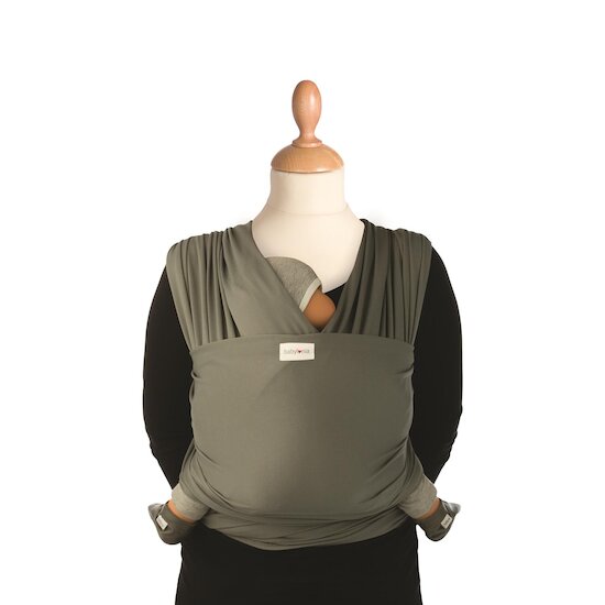 Babylonia Baby Carriers Écharpe de portage respirante Tricot-Slen Cool Moon Mist Grey 
