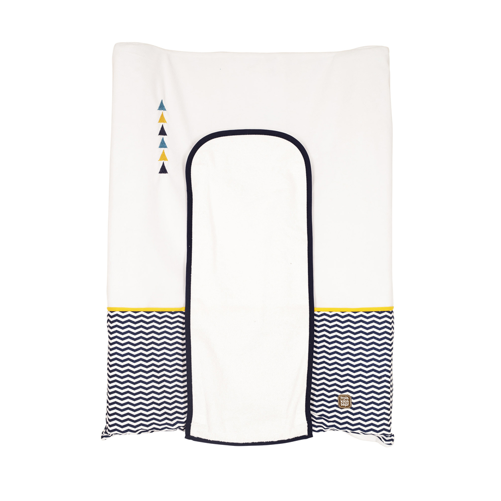 Tapis à langer Lamamours BLANC Trois Kilos Sept