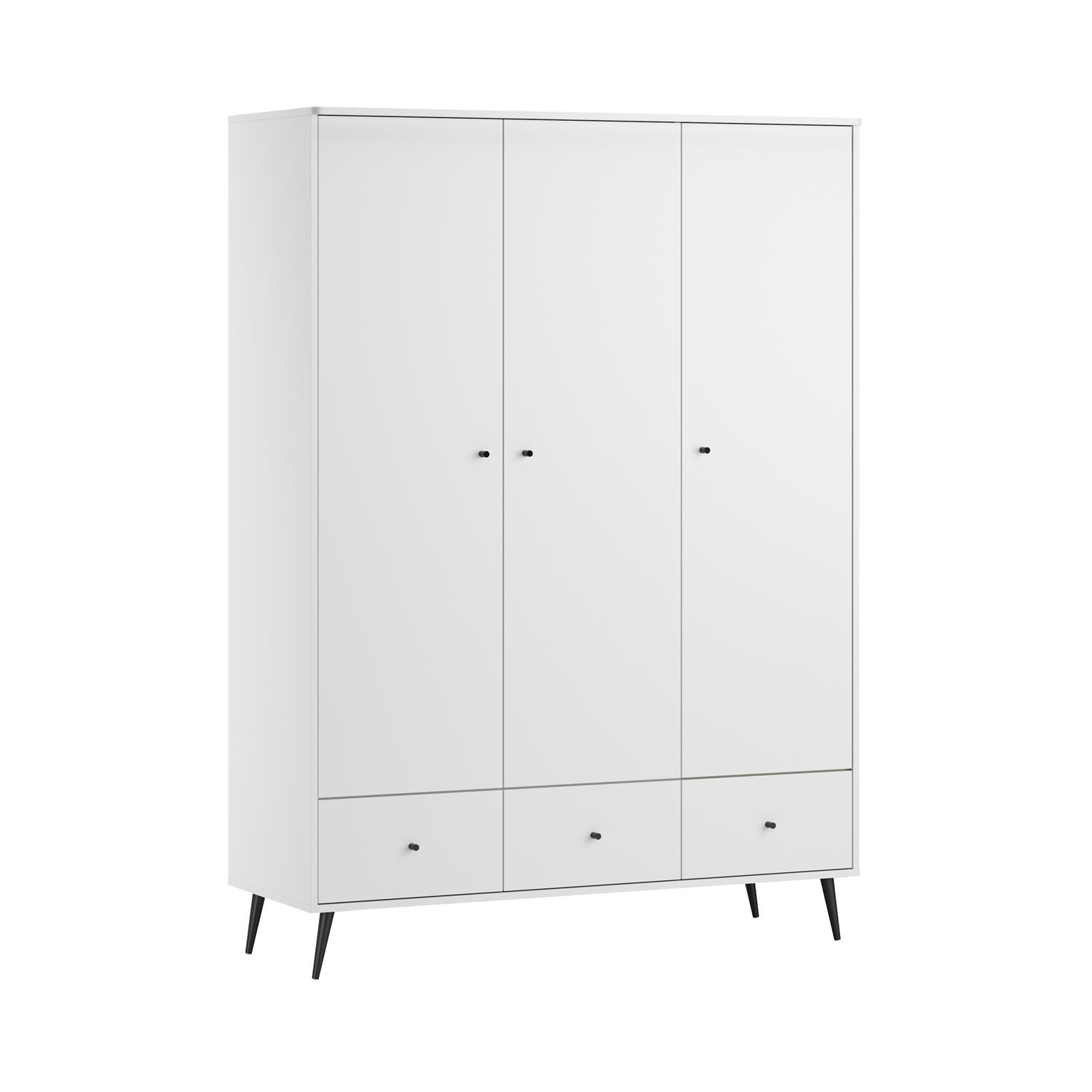 Vox - Armoire 3 portes Blanca BLANC Vox