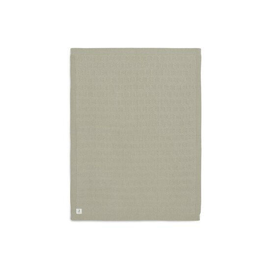 Jollein Couverture Lit Bébé grain knit Olive Green 100x150 cm
