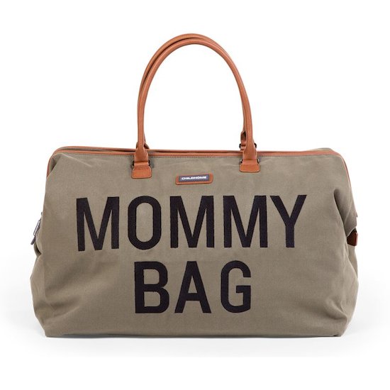 Childhome Sac à langer Mommy Bag Toile canvas Kaki  