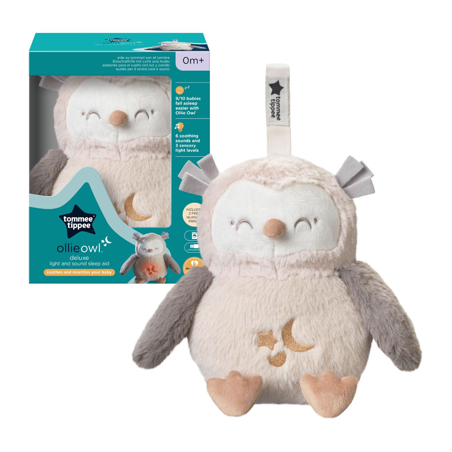 Peluche aide au sommeil MULTICOLORE Tommee Tippee