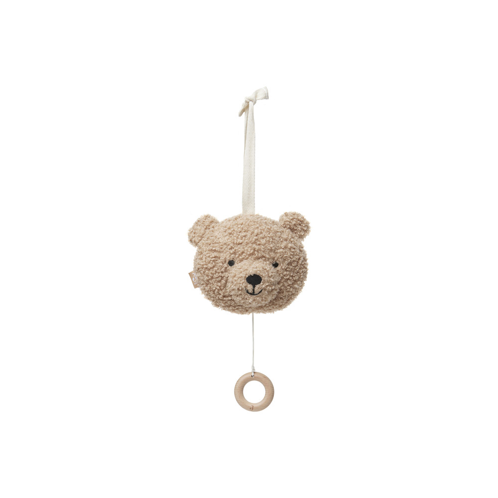 Jollein - Peluche musicale Teddy Bear MARRON Jollein