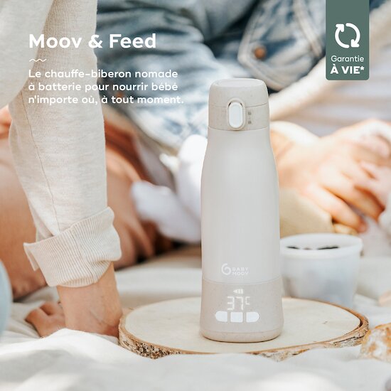 Babymoov Chauffe biberon nomade Moov & Feed Beige  Babymoov Chauffe biberon nomade Moov & Feed Beige