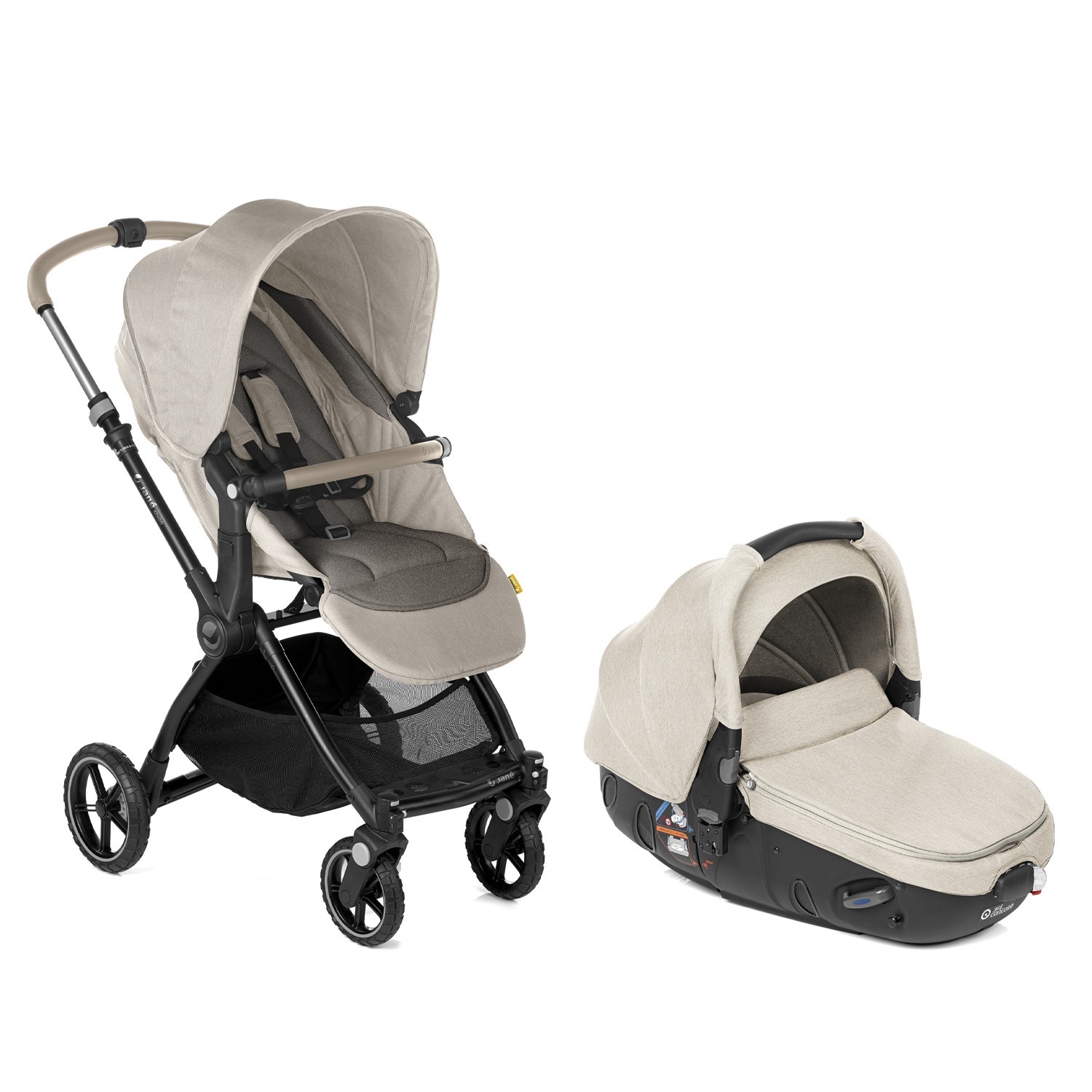 Duo poussette Kendo 3-en-1 avec Matrix light 2 BEIGE Jané