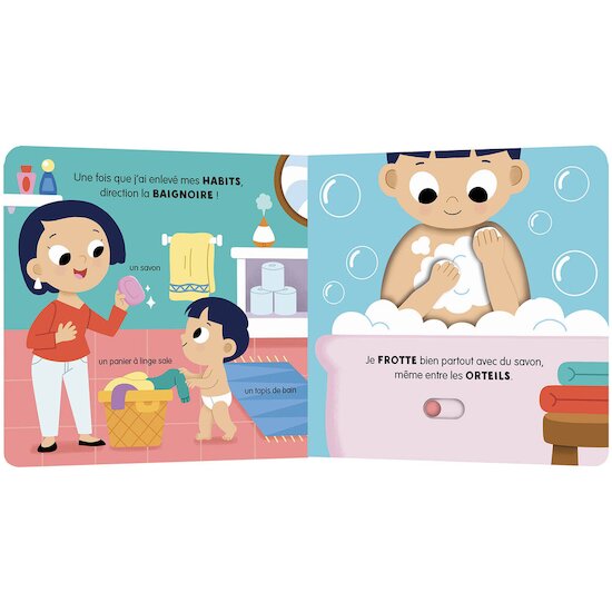 Auzou Je me lave comme un grand Multicolore  Auzou Je me lave comme un grand Multicolore