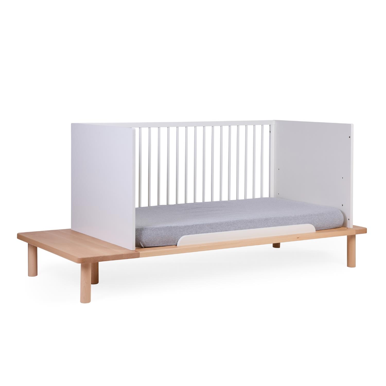 Childhome - Lit Evobed + Barrièe de Lit BLANC Childhome