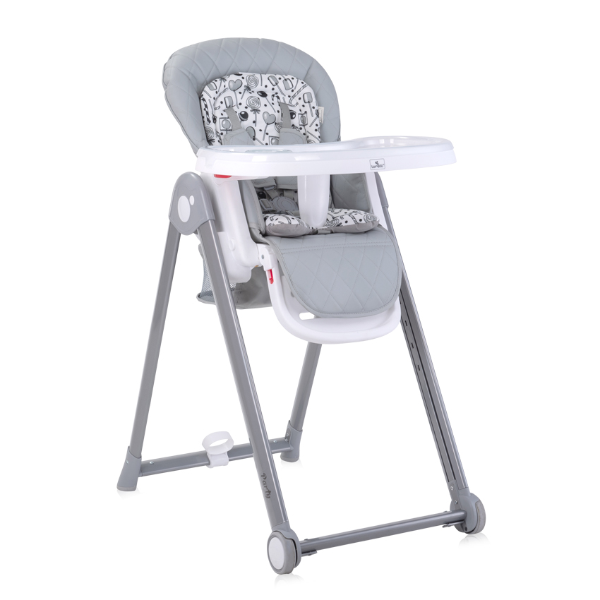 Chaise haute Party GRIS Lorelli