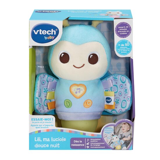 Vtech Baby Peluche Lili ma luciole douce nuit Multicolore  Vtech Baby Peluche Lili ma luciole douce nuit Multicolore