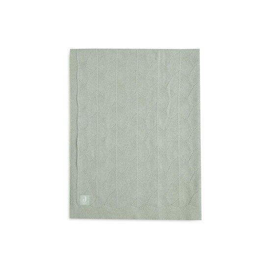 Jollein Couverture Shell Knit GOTS Sea Foam 100x150 cm
