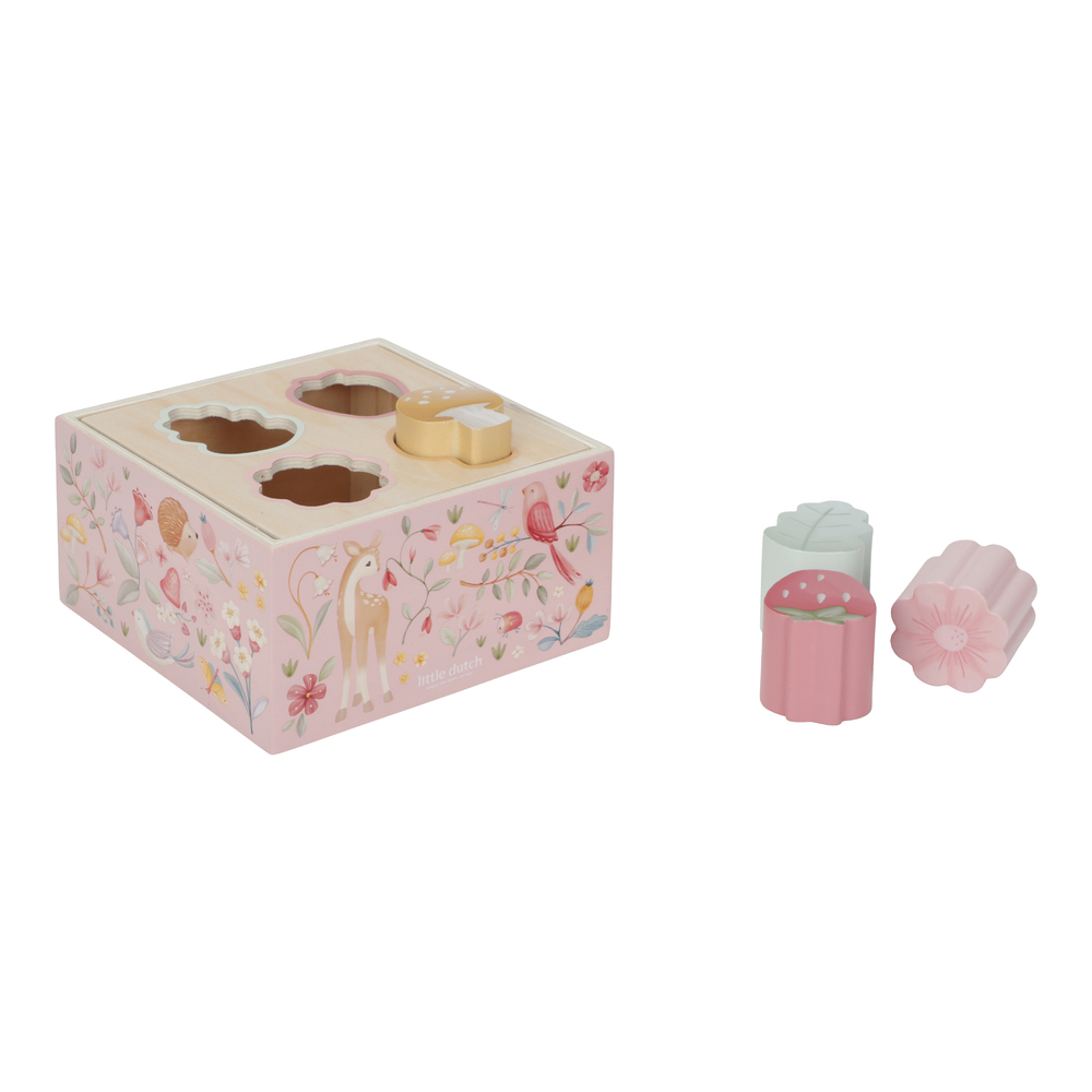 Boîte à formes en bois FSC MULTICOLORE Little Dutch