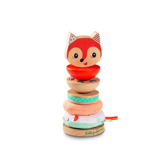 Lilliputiens Pyramide à empiler Alice Multicolore 