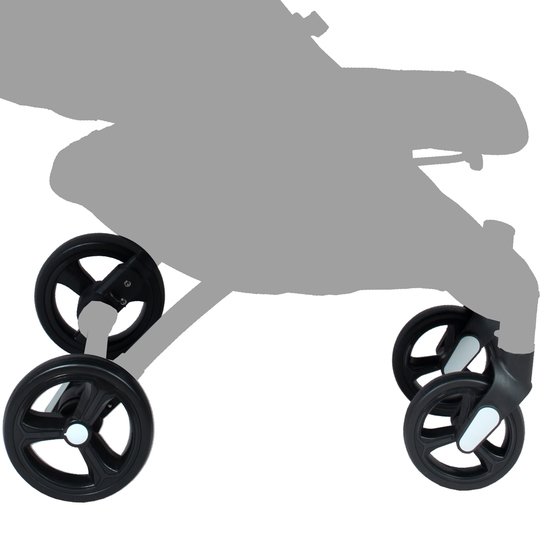 roue avant poussette looping
