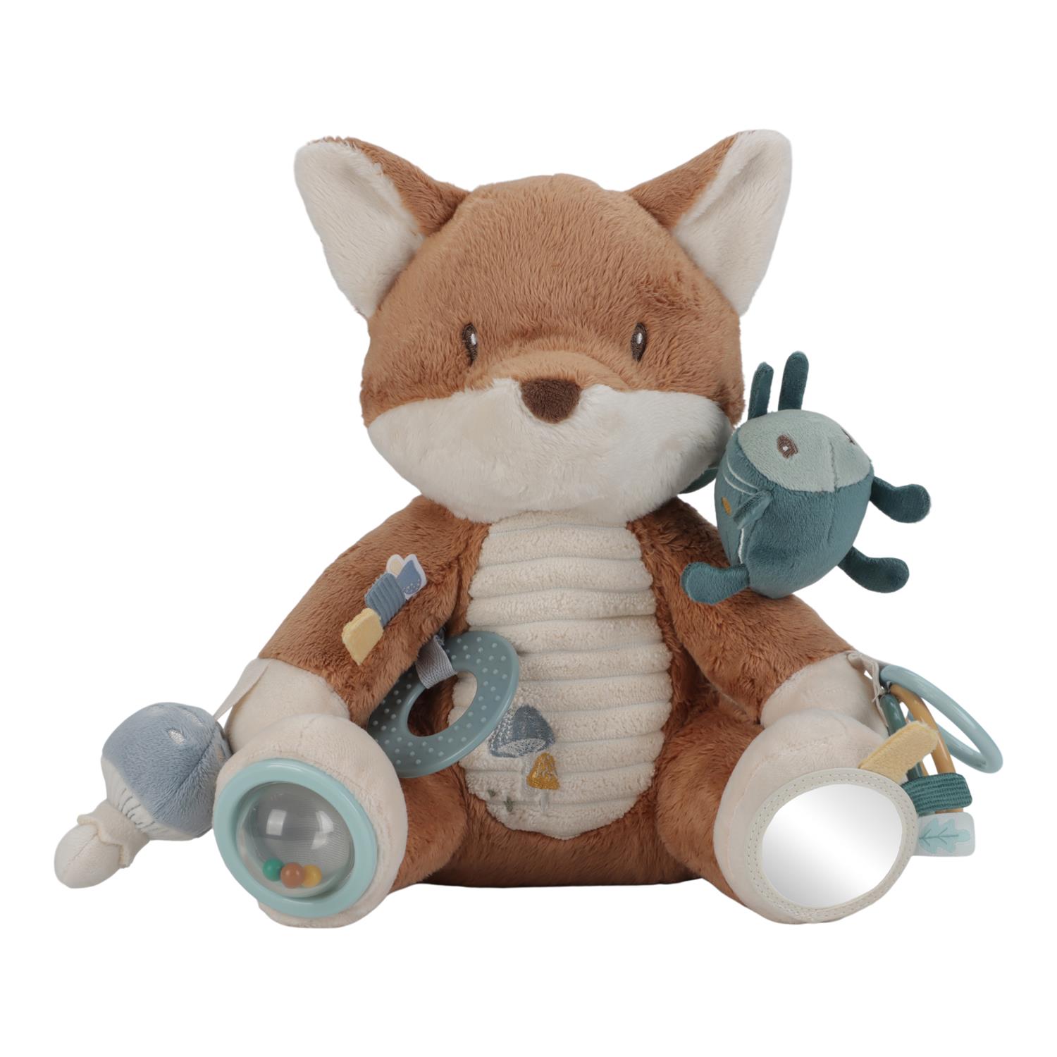 Peluche d'activités renard MULTICOLORE Little Dutch
