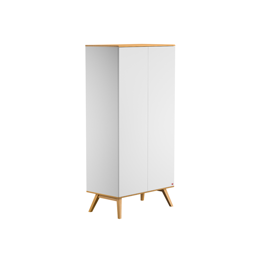 Vox - Armoire 2-portes Nature baby BLANC Vox