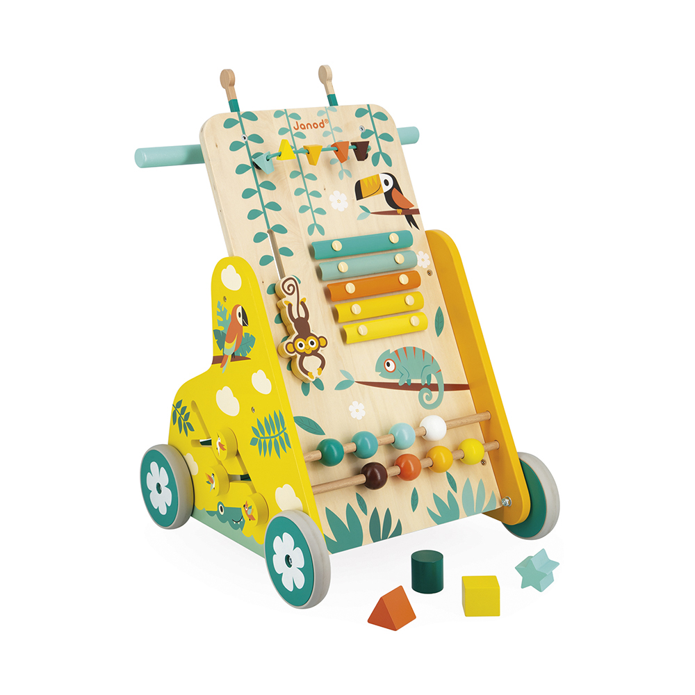 Chariot multi-activités Tropik MULTICOLORE Janod
