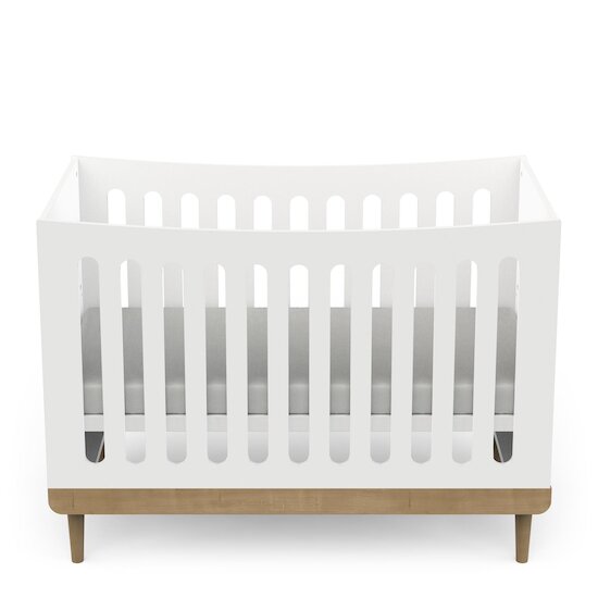 Demeyere Lit Gabin Hamilton Oak / White 60x120 cm Demeyere Lit Gabin Hamilton Oak / White 60x120 cm