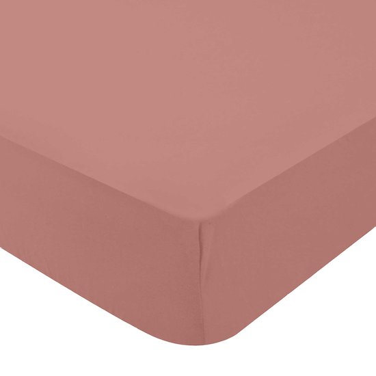 Domiva Drap housse Jersey Terracota  Domiva Drap housse Jersey Terracota