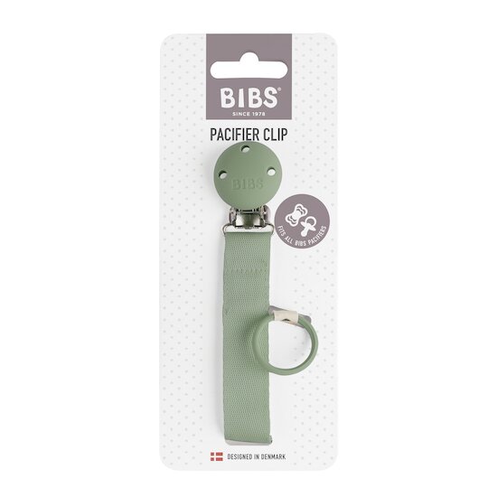 BIBS Attache Tétine Ribbon Sage 