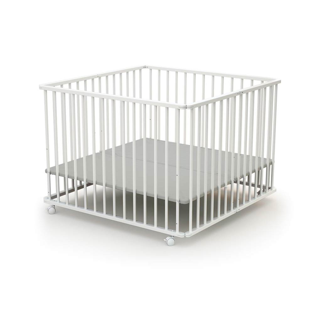 Parc pliant en bois BLANC Formula Baby