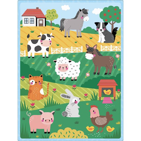 Auzou Mon Animemo de la Ferme Multicolore  Auzou Mon Animemo de la Ferme Multicolore