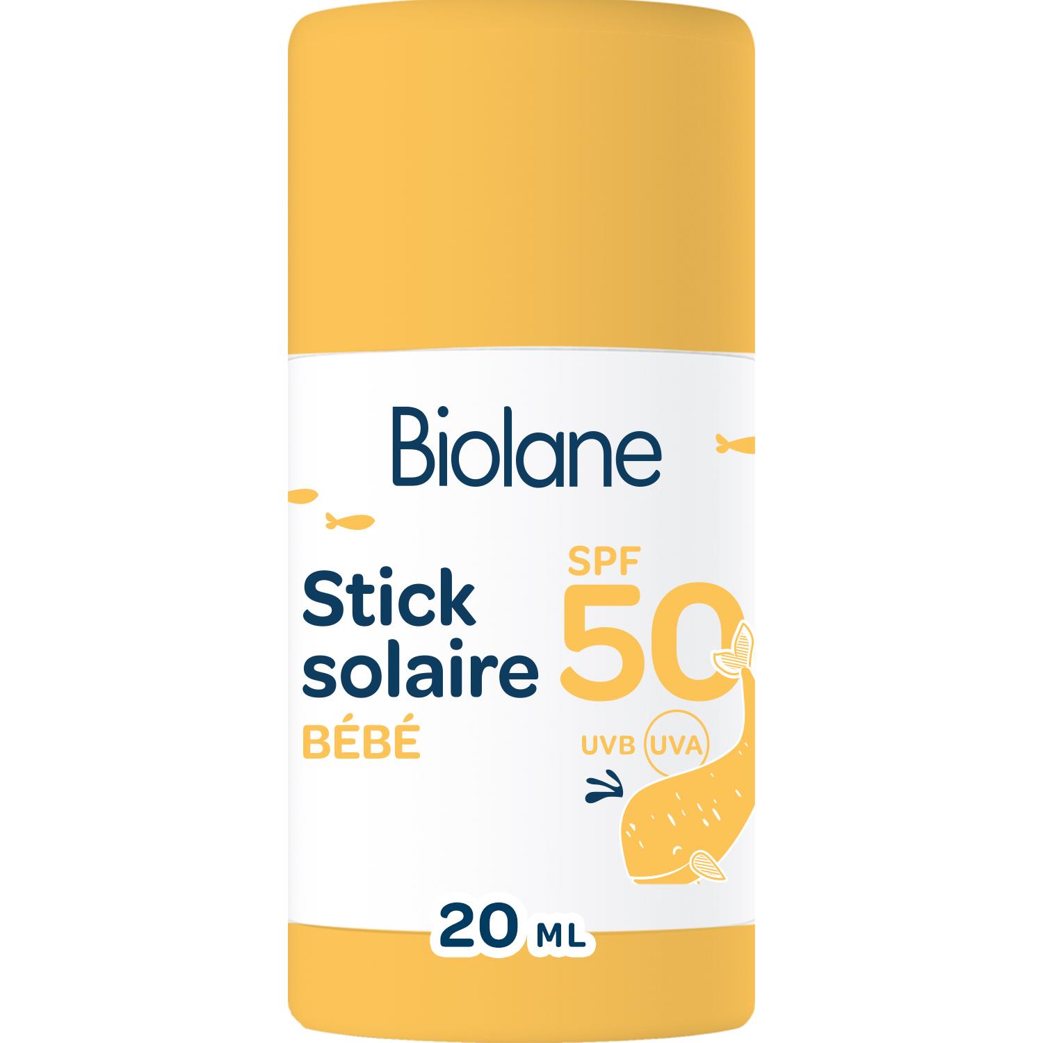 Stick solaire BLANC Biolane