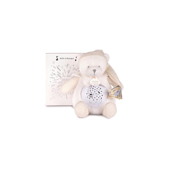 Doudou & Compagnie Veilleuse musicale Ours Doudou 25 ans Blanc 18