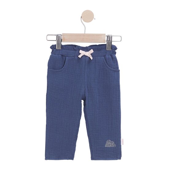 P’tit bisou Pantalon Mon petit nuage  Bleu Infinity 9 mois