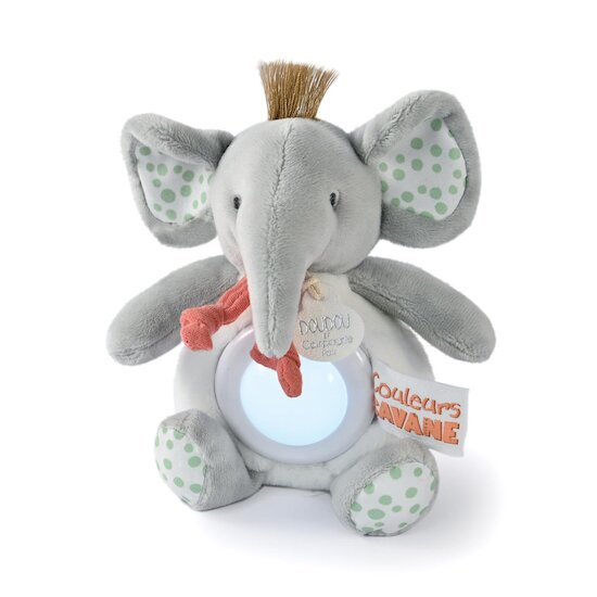 Doudou & Compagnie Veilleuse Elephant  15 cm