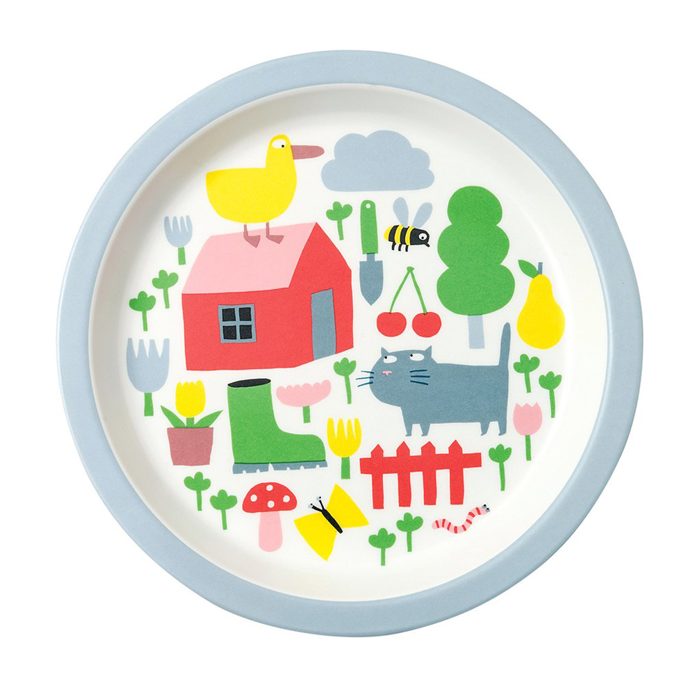 Assiette bébé Campagne MULTICOLORE petit jour paris