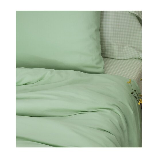 Kadolis Housse de Couette enfant Pur Coton Bio Certifié GOTS Vert aqua 140x200 cm Kadolis Housse de Couette enfant Pur Coton Bio Certifié GOTS Vert aqua 140x200 cm