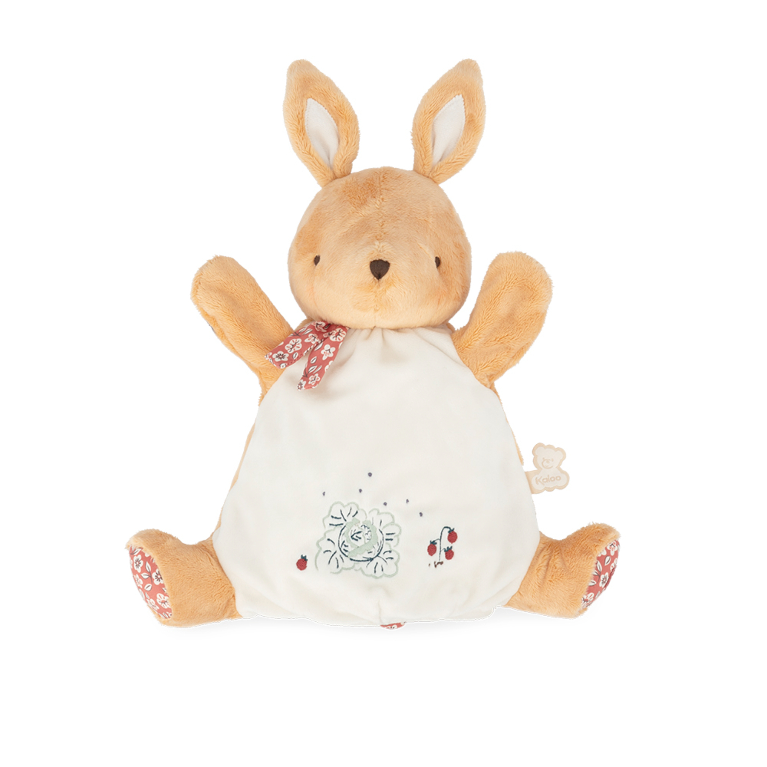 Kaloo - Doudou marionnette Lapin MARRON Kaloo
