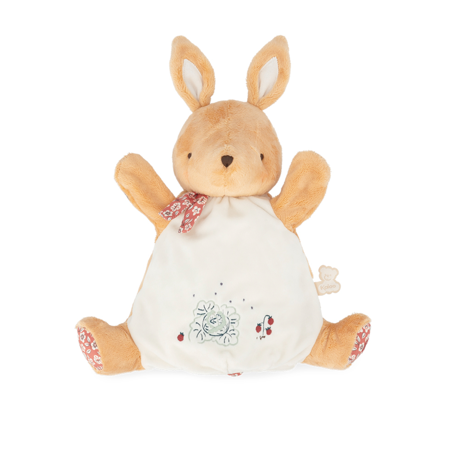 Doudou marionnette Lapin MARRON Kaloo