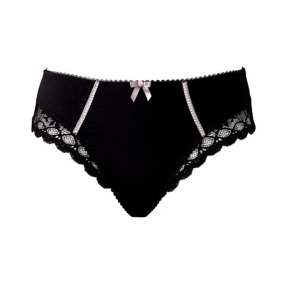Cache cœur Shorty de maternité Lisa Noir L