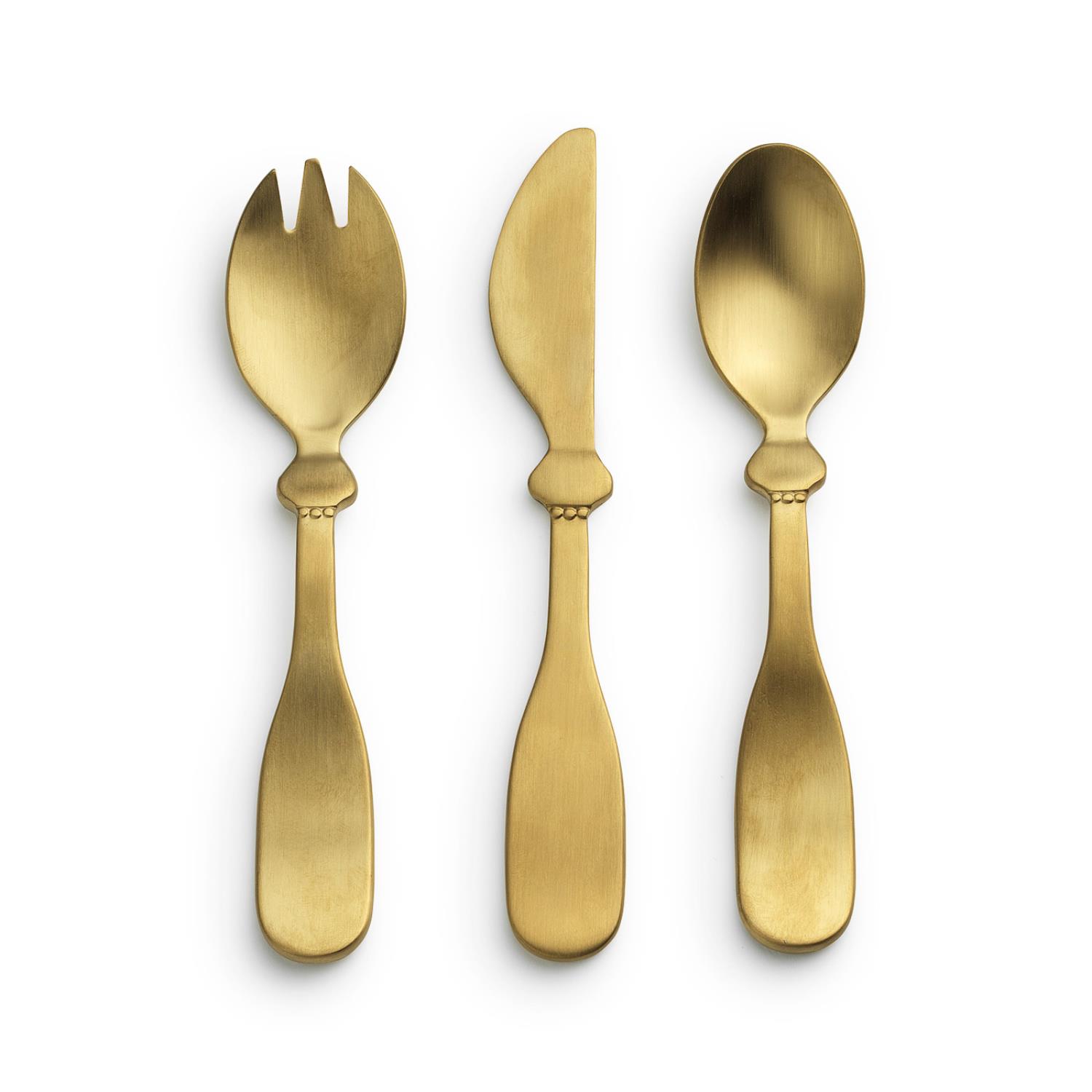 Set de couverts pour enfant JAUNE Elodie Détails