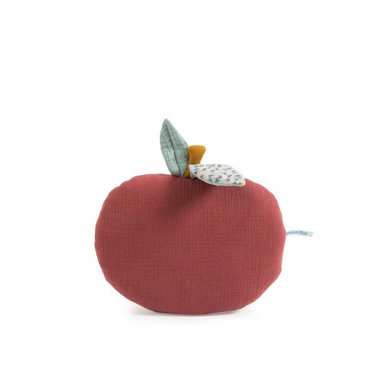 Moulin Roty Coussin pomme Après la pluie   Moulin Roty Coussin pomme Après la pluie